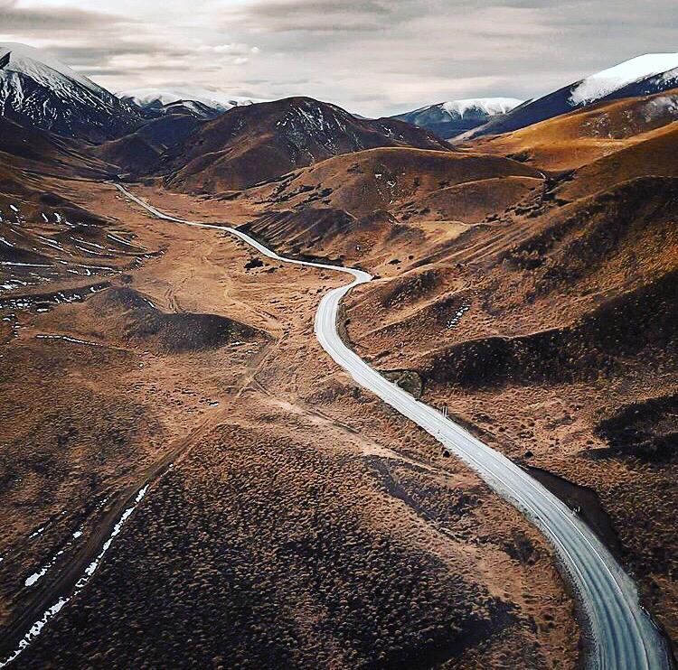 Lindis Pass, South Island, New Zealand